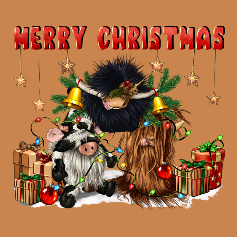 Merry Christmas Heavyweight Hoodie by CowGirlArtShop | Teevron