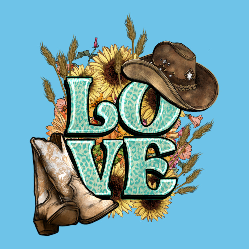 Love Boots Hat Western Cowboy Premium Sweatshirt by HowdyJamesFarm | Teevron