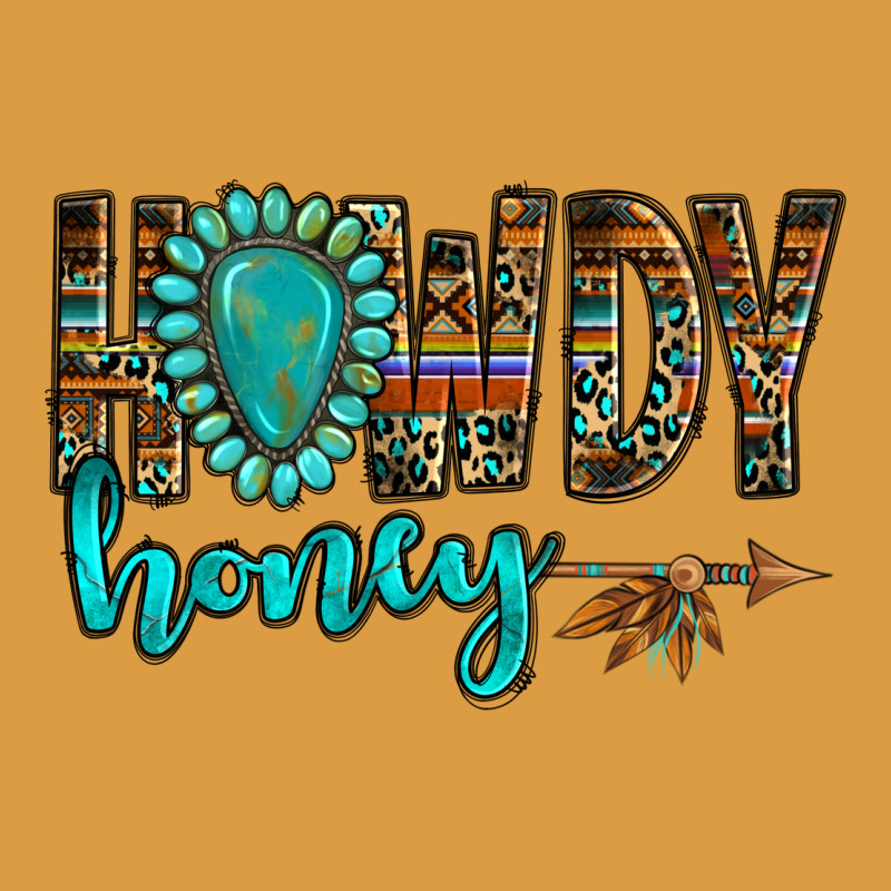 Western Howdy Honey Arrow Gemstone Urban Heavy Tee by NancyCooperArtShop | Teevron