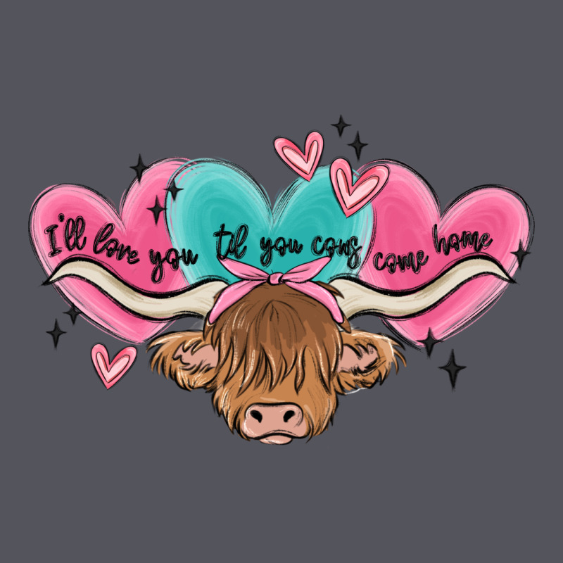 Western Cow And Heart Vintage Hoodie by MaliasSmallBusiness | Teevron