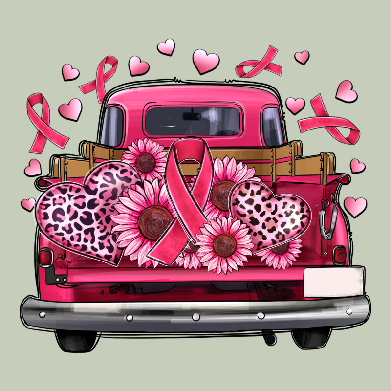 Breast Cancer Farm Truck Ladies Tee by Artiststas | Teevron
