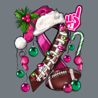 Pink Christmas Breast Cancer Ribbon Football Heavyweight Sweatshirt | Teevron