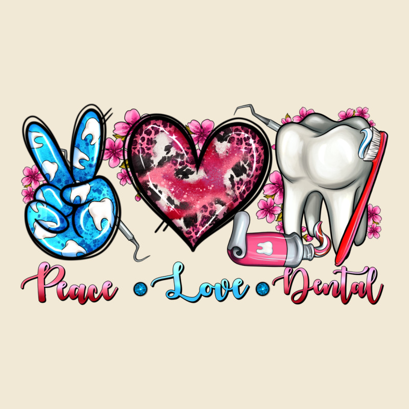 Peace Love Dental Premium Tee by AdoDesignShop | Teevron