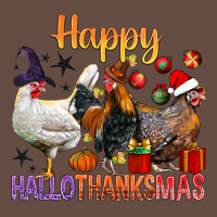 Happy Hallothanksmas Chick Long Sleeve Tee | Teevron
