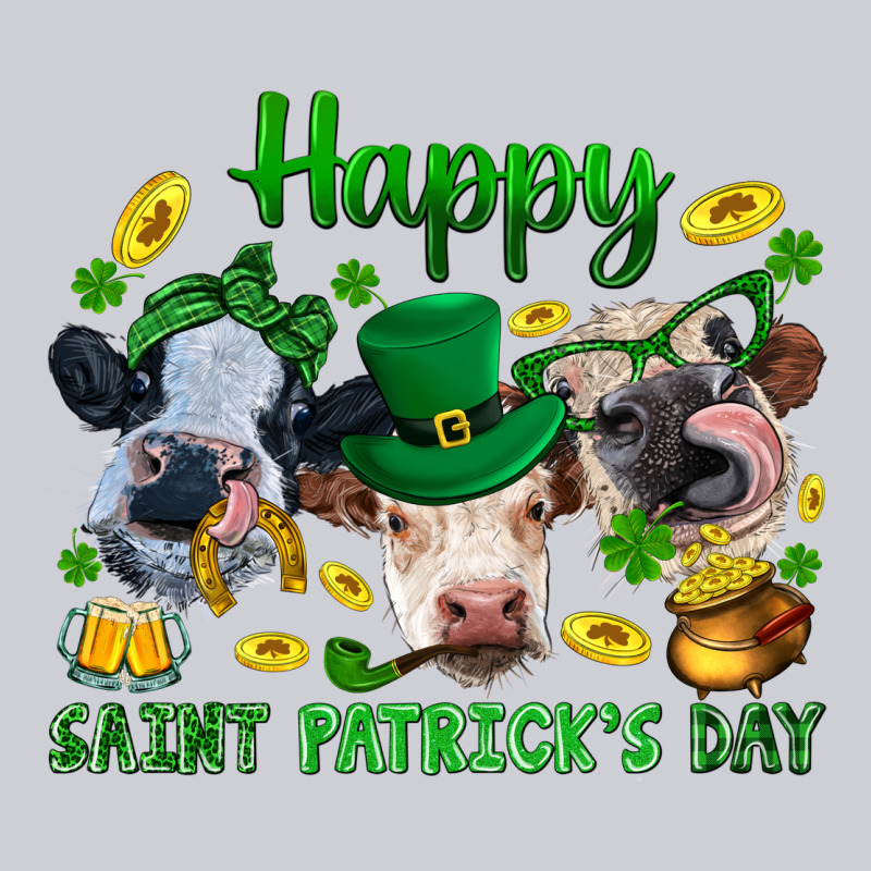 Happy Saint Patrick's Day With Clover Heavyweight Sweatshirt by BundleAndBundleShop | Teevron