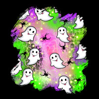 Ghost Halloween Patch Ladies Tee | Teevron