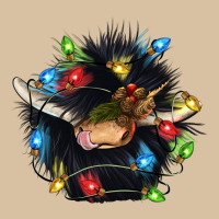 Christmas Black Angus Gnome Heavyweight Hoodie | Teevron