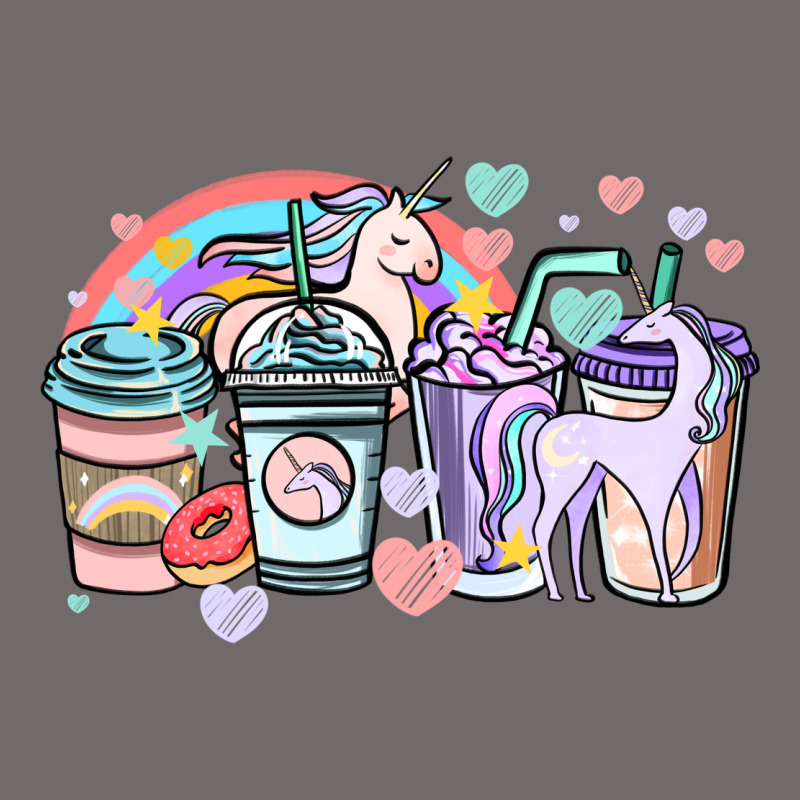 Unicorn Coffee Cups Urban Heavy Tee by NancyCooperArtShop | Teevron
