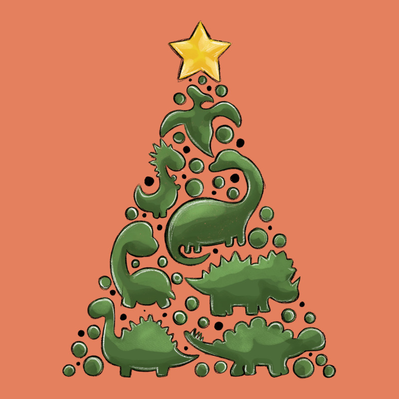 Dinosaur Christmas Tree Classic Tee by MaliasSmallBusiness | Teevron