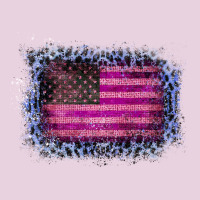 Old Leopard American Flag Ladies Tee | Teevron