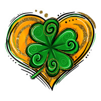 St. Patrick's Day Heart with Shamrock | Teevron