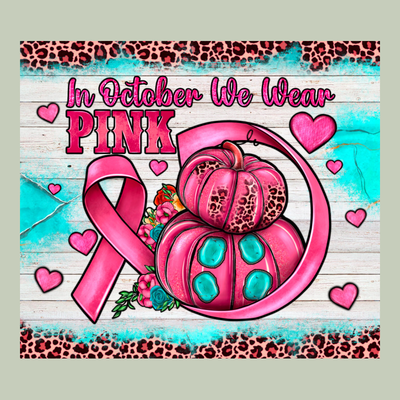In October We Wear Pink Ladies Tee by JahusDesignShop | Teevron