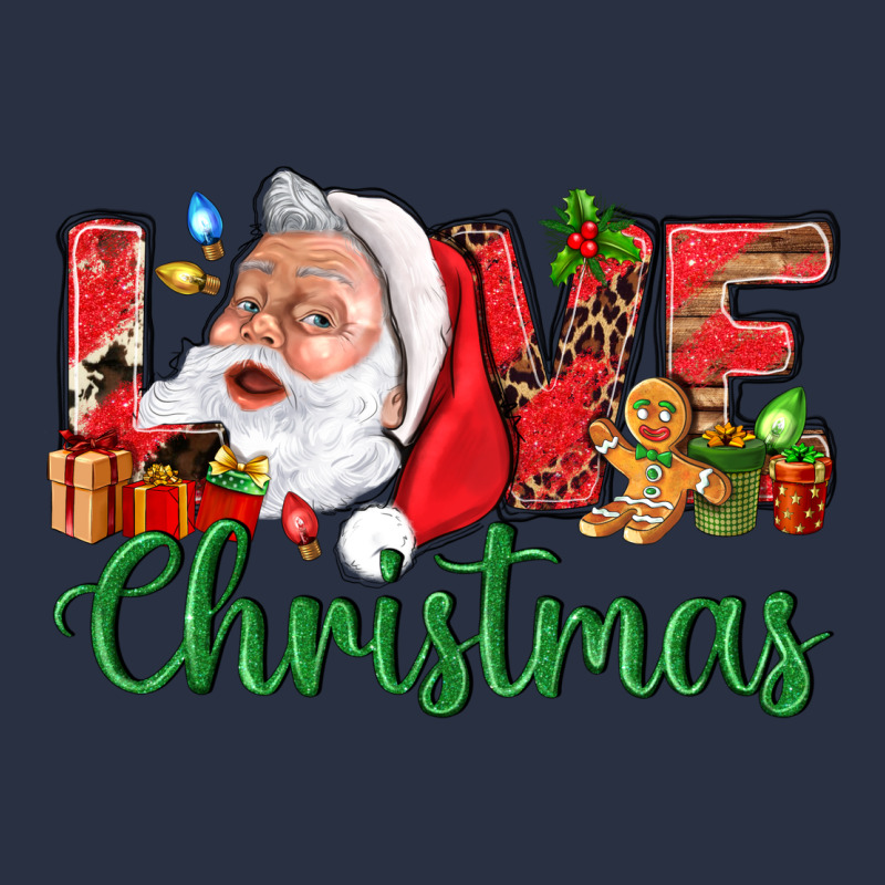 Love Christmas With Santa Heavyweight Sweatshirt by BundleAndBundleShop | Teevron