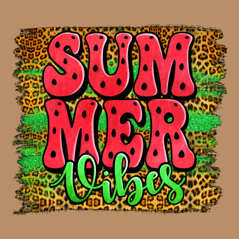 Summer Vibes Watermelon Leopard Background Vintage Hoodie by Jasminsmagicworld | Teevron