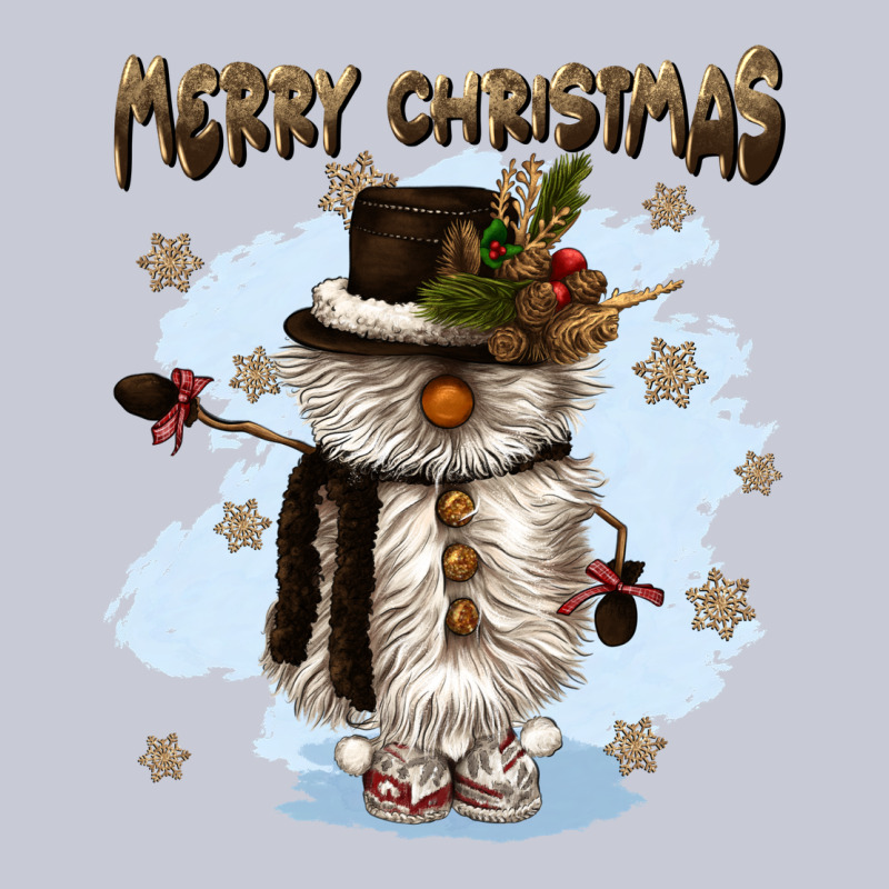 Merry Christmas Snowman Heavyweight Hoodie by CowGirlArtShop | Teevron