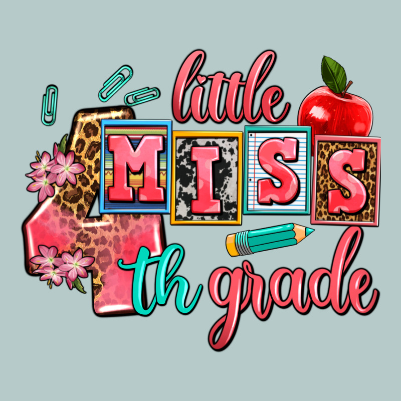 Little Miss 4 Th Grade Heavy Core Tee by AdoDesignShop | Teevron