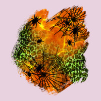 Spider Leopard  Halloween Patch Ladies Tee | Teevron