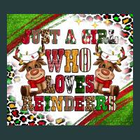 Just A Girl Who Loves Reindeer Premium Hoodie | Teevron