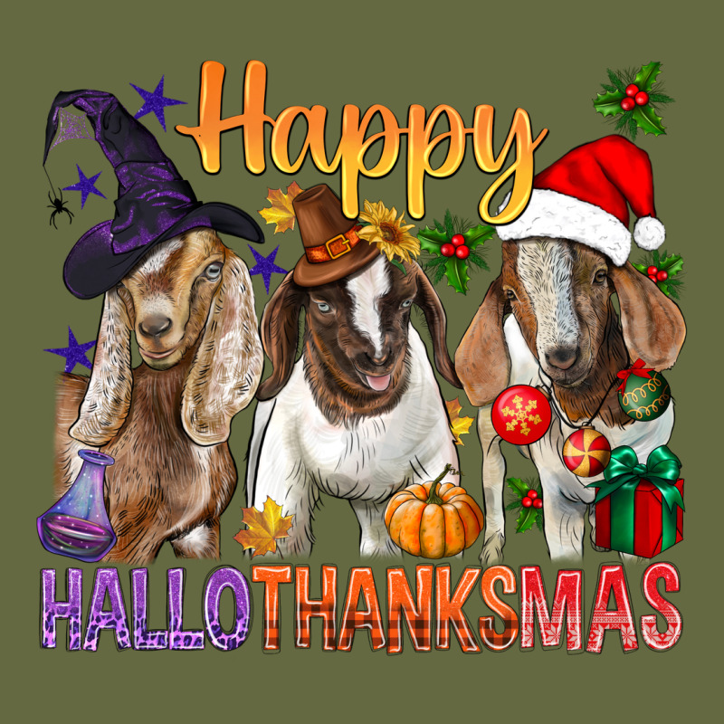 Happy Hallothanksmas Goats Long Sleeve Tee by BundleAndBundleShop | Teevron