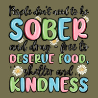 People Dont Need To Be Sober And Drugfree To Deserve Food Vintage Hoodie | Teevron