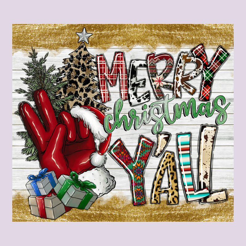 Merry Christmas Y'all Classic Tee by CowhideDigitalArt | Teevron