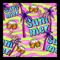 Hello Summer And Beer Seamless Pattern Premium Tee | Teevron