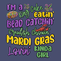 I'm A King Cake Eatin' Mardi Gras Lovin' Kinda Gir Vintage Tee | Teevron