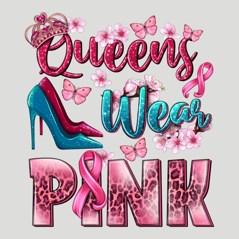 Queens Wear Pink Breast Cancer Zipper Hoodie by NancyCooperArtShop | Teevron