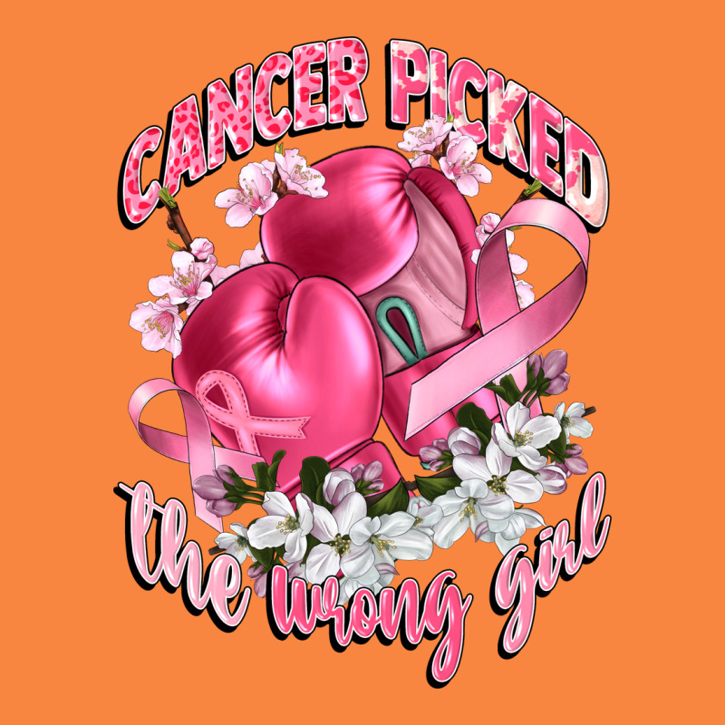 Cancer Picked The Wrong Girl Premium Sweatshirt by CowGirlArtShop | Teevron