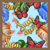 Summer And Leaf Seamless Pattern Premium Tee | Teevron