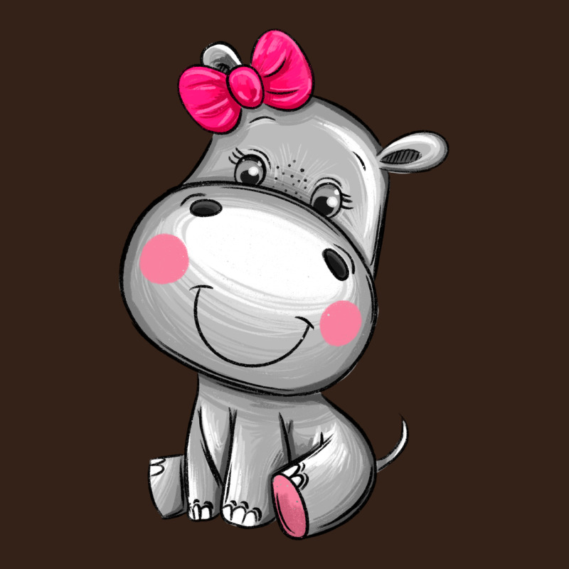 Cute Hippopotamus Heavy Core Tee by AdoDesignShop | Teevron