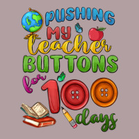 Pushing My Teacher Buttons For 100 Days Vintage Hoodie | Teevron