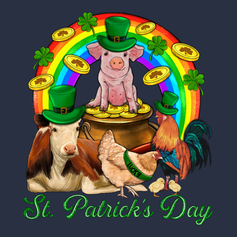 St. Patrick's Day Farm Animal Png Heavyweight Sweatshirt by BundleAndBundleShop | Teevron