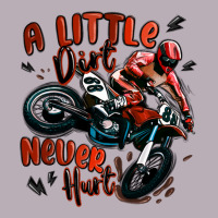 A Little Dirt Never Hurt Dirt Bike Vintage Tee | Teevron