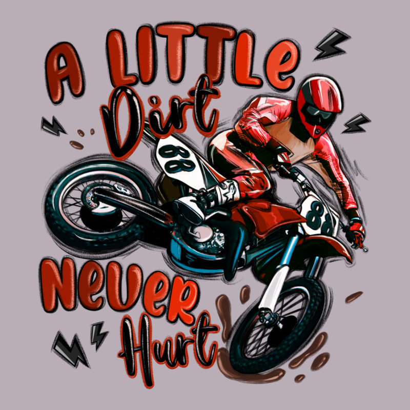 A Little Dirt Never Hurt Dirt Bike Vintage Tee by MaliasSmallBusiness | Teevron