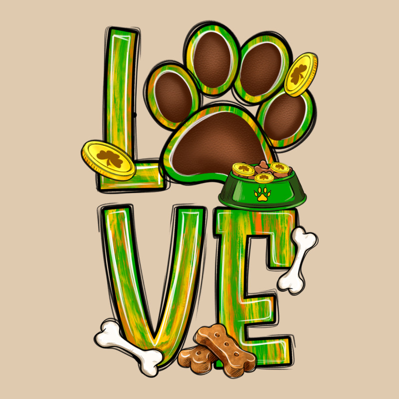 Tie Dye St. Patrick's Day Love Dog Paw Heavyweight Sweatshirt by BundleAndBundleShop | Teevron