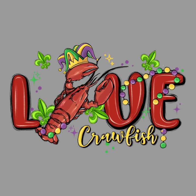 Mardi Gras Love Crawfish Vintage Hoodie by MaliasSmallBusiness | Teevron