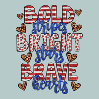 Bold Stripes Bright Stars Brave Hearts Heavy Core Tee | Teevron