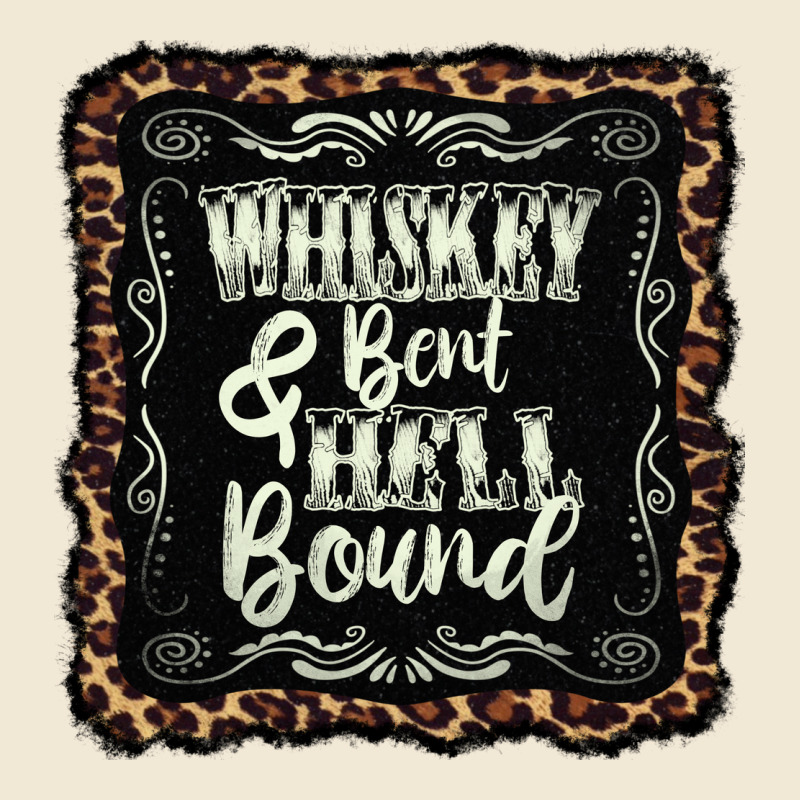 Whiskey Bent Hell Bound Black Premium Tee by AdoDesignShop | Teevron