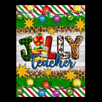 Christmas Jolly Teacher Heavy Core Tee | Teevron