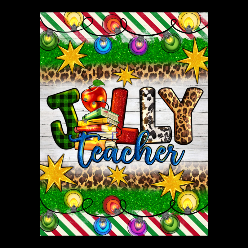 Christmas Jolly Teacher Heavy Core Tee by Artiststas | Teevron
