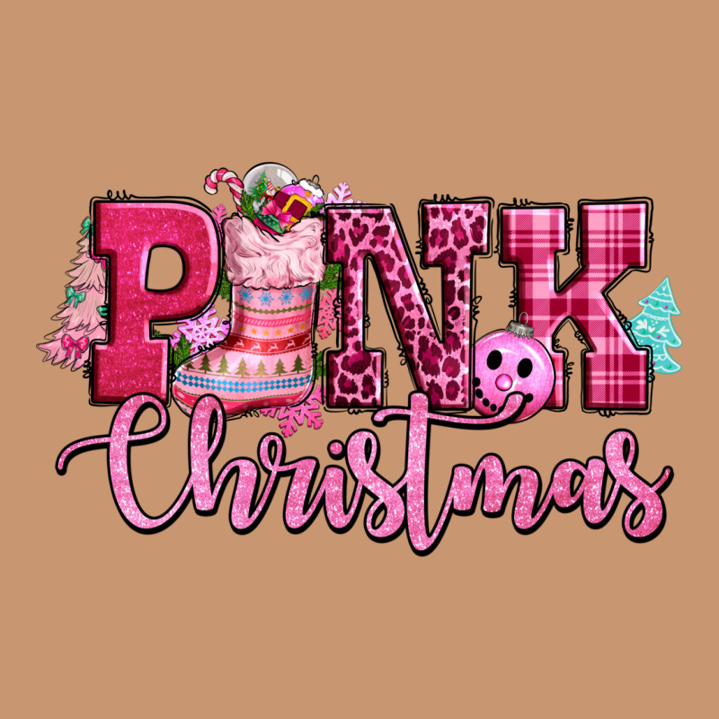 Pink Christmas Heavyweight Hoodie by CowGirlArtShop | Teevron