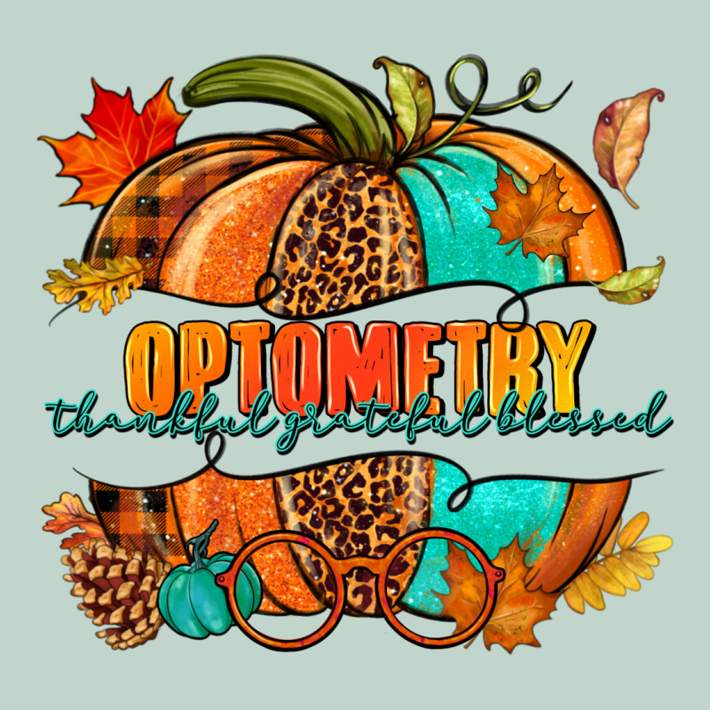 Optometry Thankful Grateful Blessed Pumpkin Zipper Hoodie by NancyCooperArtShop | Teevron
