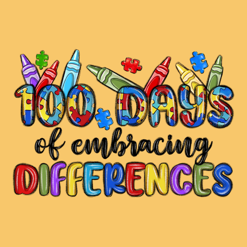100 Days Of Embracing Differences Vintage Hoodie by MaliasSmallBusiness | Teevron