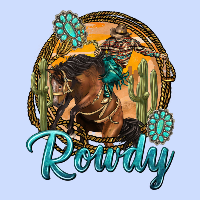 Western Rowdy Urban Heavy Tee by NancyCooperArtShop | Teevron