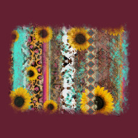 Aztec Leopard Turquoise Sunflower Background Classic Tee | Teevron