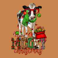 Mooey Christmas Holstein Cow Heavyweight Hoodie | Teevron