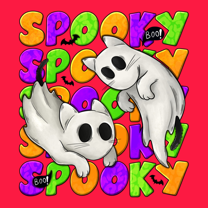 Spooky With Ghost Cats Zipper Hoodie by texasbilliewilder | Teevron