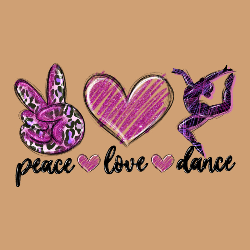 Peace Love Dance Vintage Tee by MaliasSmallBusiness | Teevron