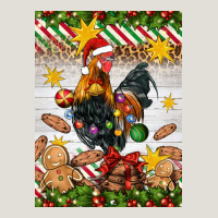 Christmas Rooster Heavy Core Tee | Teevron
